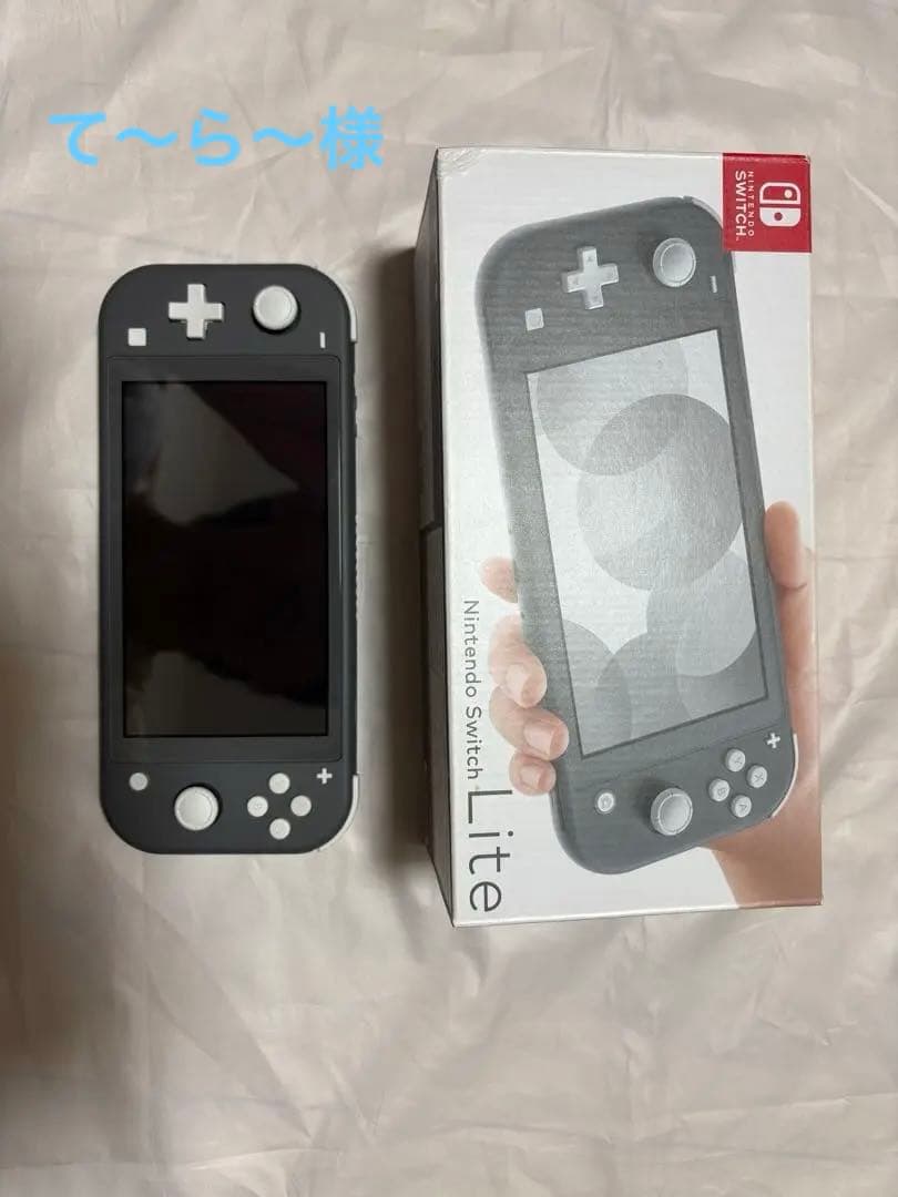 Nintendo Switch Lite グレー 本体　動作確認済み　箱あり