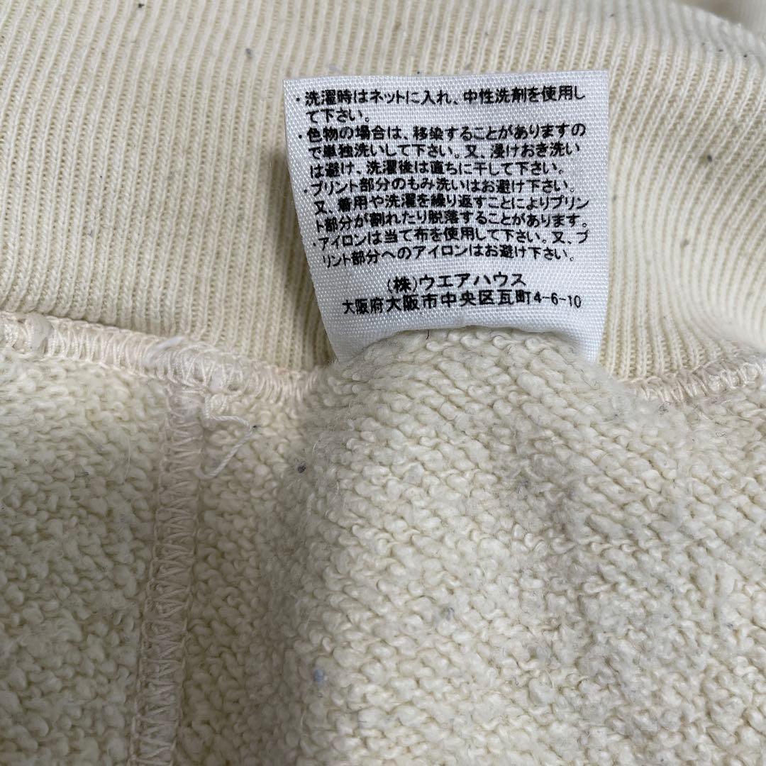 ウエアハウス　DUCK DIGGER 両Ｖスウェット クリーム色 42