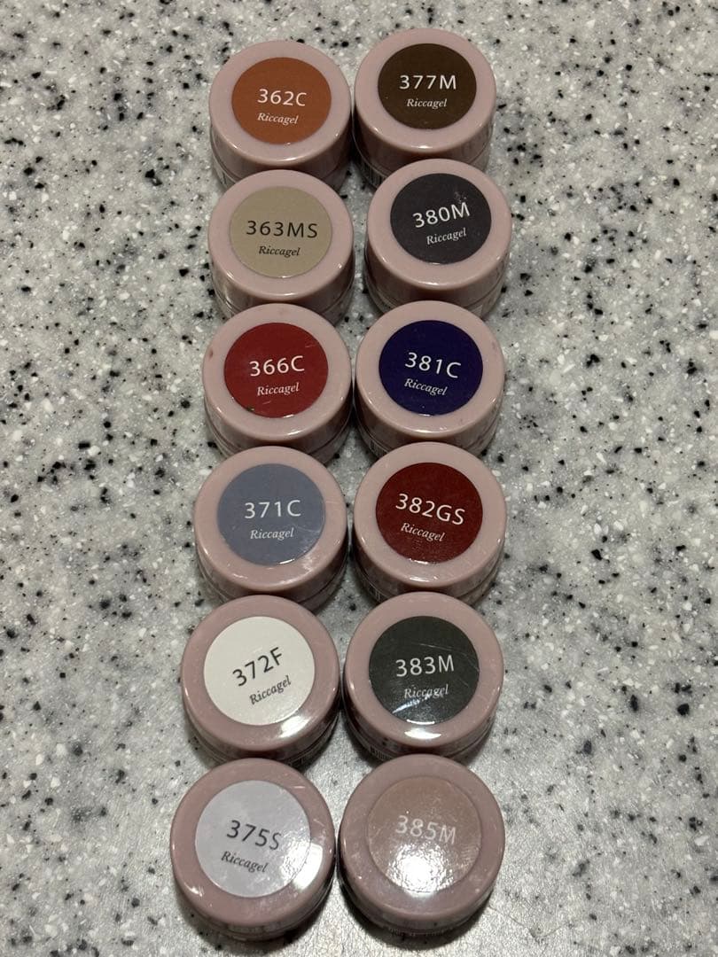 リッカジェル カラージェル　中古のみ　88個　希望者見本付