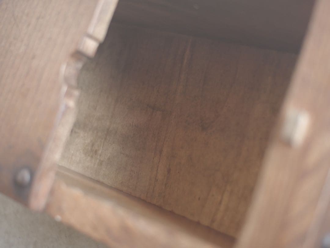 千両箱　賽銭箱　木箱　収納　箱　骨董　古家具　古道具　アンティーク　江戸　明治