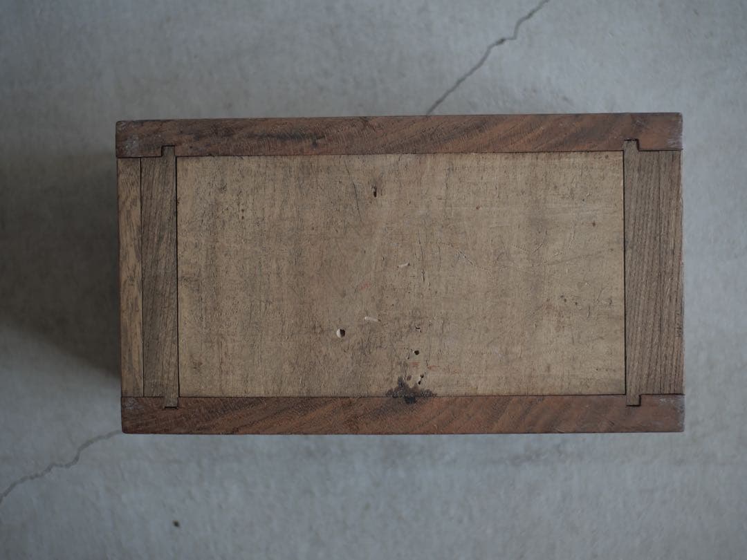 千両箱　賽銭箱　木箱　収納　箱　骨董　古家具　古道具　アンティーク　江戸　明治