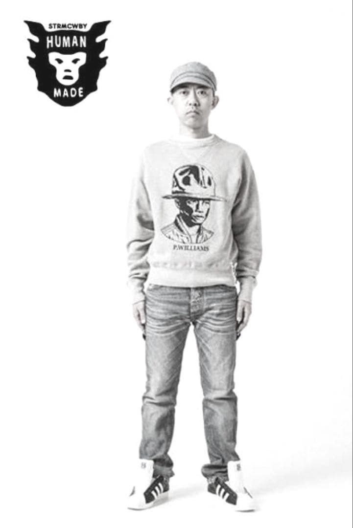 HUMAN MADE® BEAMS別注　ファレル・ウィリアムスデザインスウェット