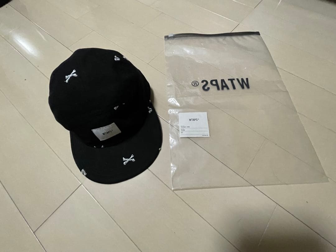 WTAPS T-5 CAP CROSS BONE BLACK クロスボーン　黒