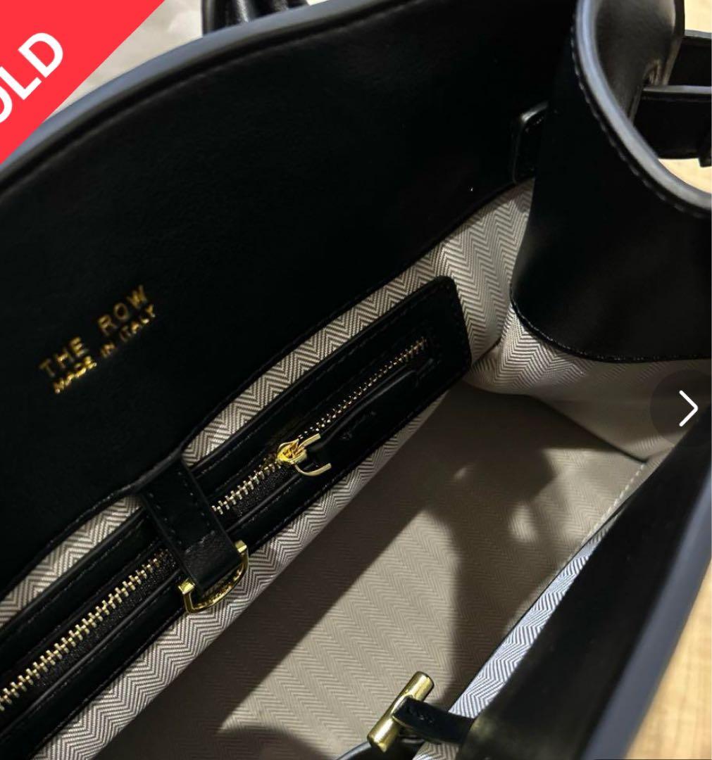 THE ROW MARGAUX ザ ロウ ブラックレザー並行輸入品 長期保管