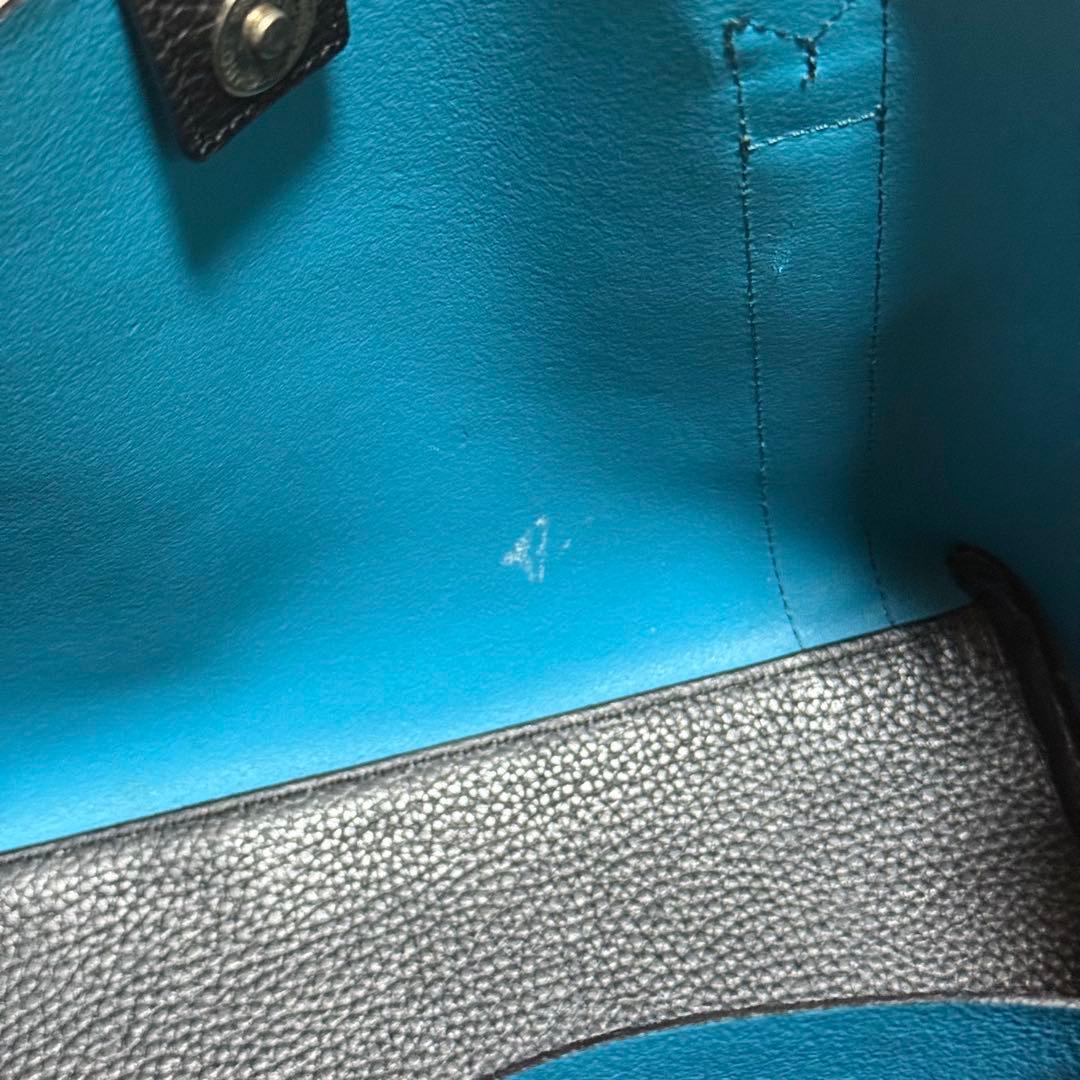 ⭐️極美品⭐️ ペッレモルビダ　テーラマリーナ　ブラック　ミニトート　シボ革