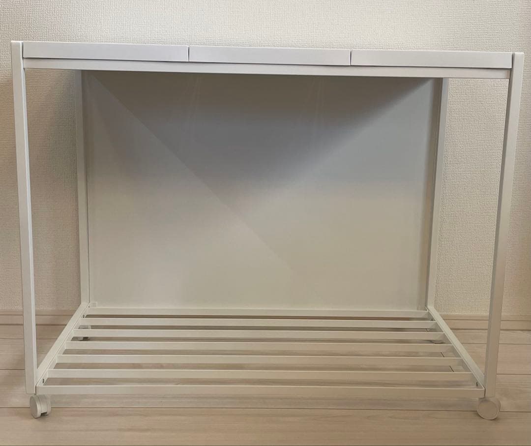 tower 山崎実業 3分別 ゴミ箱 ホワイト 45L 蓋付/目隠し・袋留め付