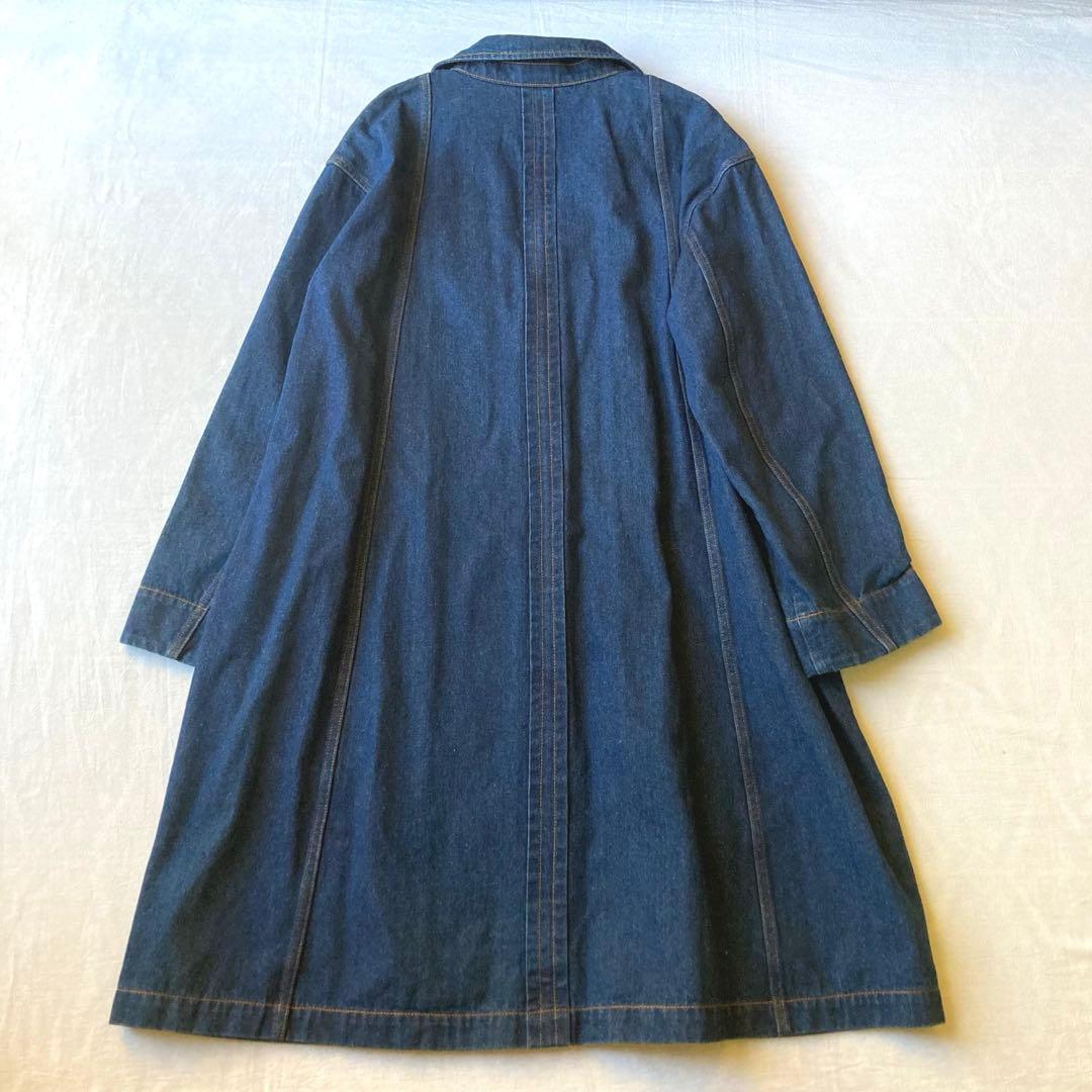 【新品 タグ付き】トーマスマグパイ デニムロングコート ユニセックス 金ボタン