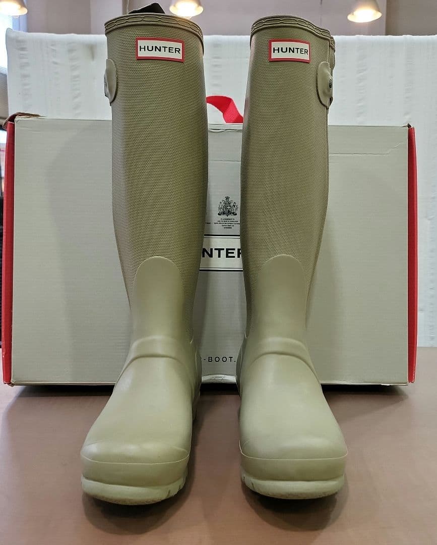 HUNTER 長靴 オリーブグリーン UK 5 日本サイズ24cm　新品未使用