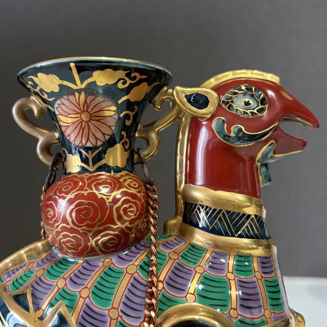 波佐見焼 林九郎窯 古伊万里様式 置物 伊万里焼 有田焼 希少 ヴィンテージ