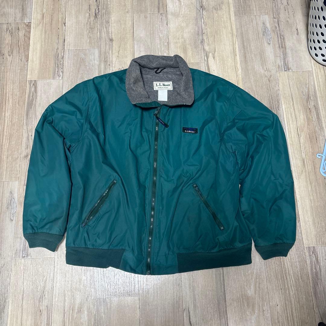 L.L.Bean ウォームアップジャケット ダークグリーン90s