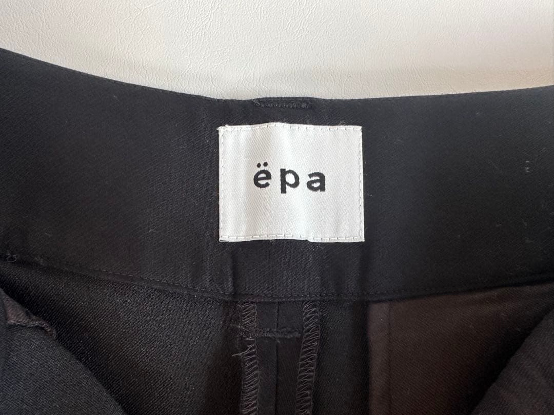 epa エパ　high waist short pants ブラック