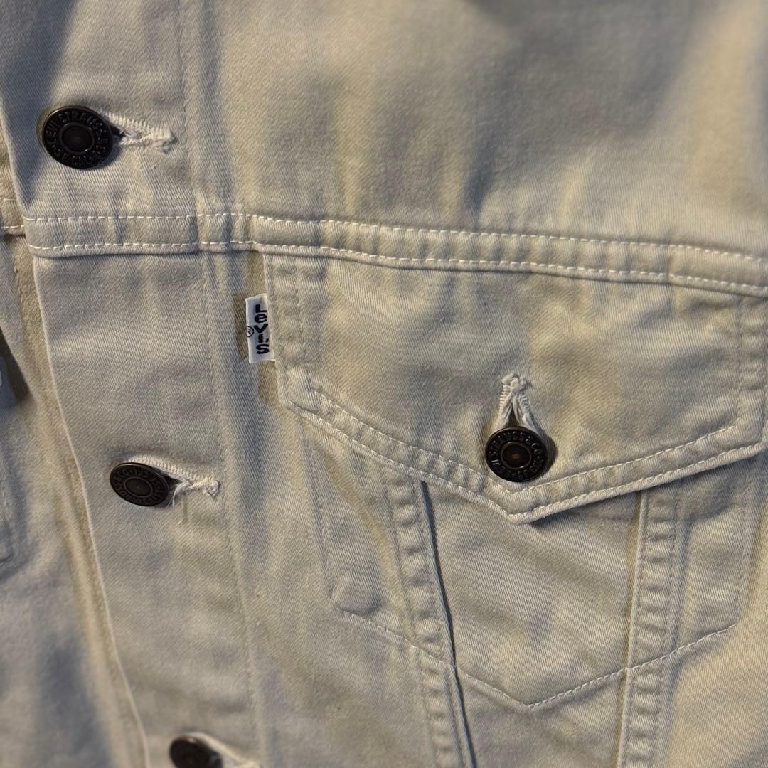 90s 日本製 white levis jacket トラッカージャケット