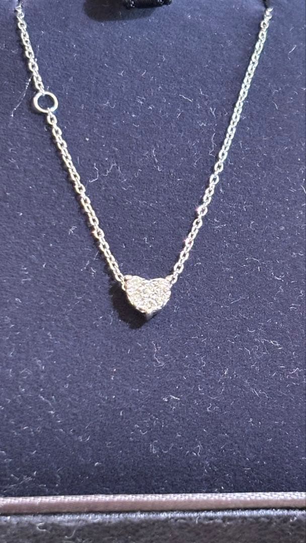 ヴァンドーム　青山　ホワイトゴールド　ダイヤ　ネックレス　18K