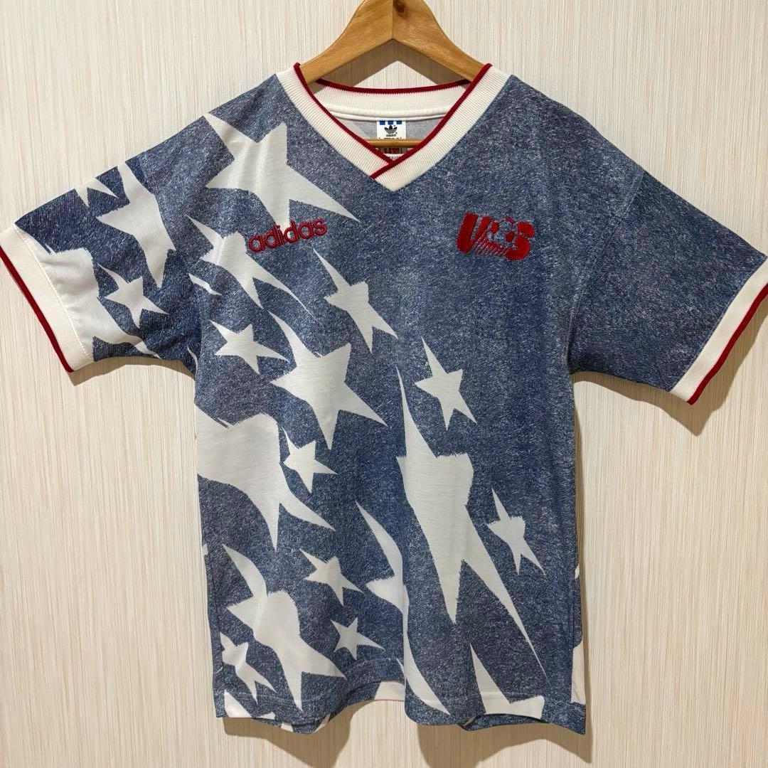 激レア希少　USA製 adidas 94年　W杯　アメリカ代表 背番号　星柄