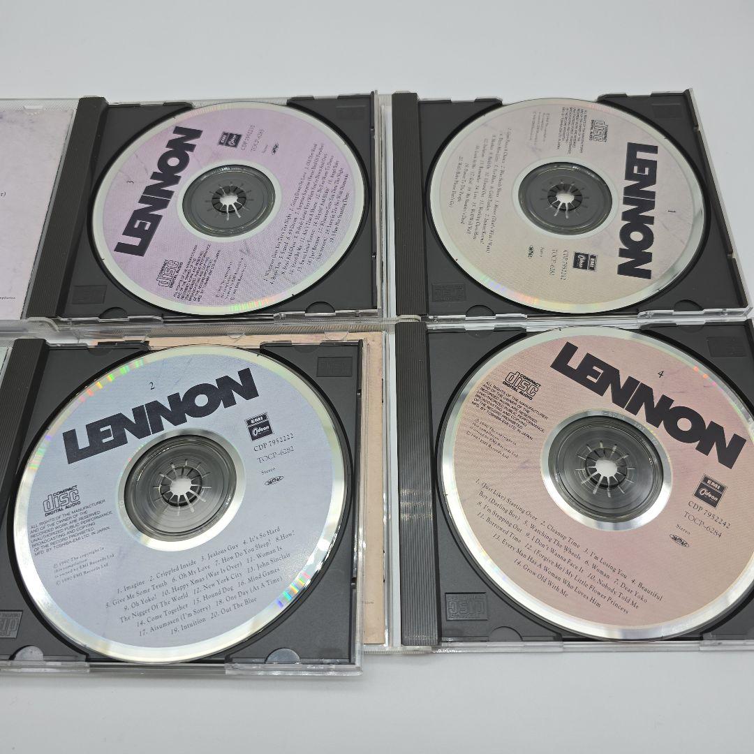 【国内盤】ジョン・レノン BOX CD4枚組｜盤面美品・EMI TOCP 正規品