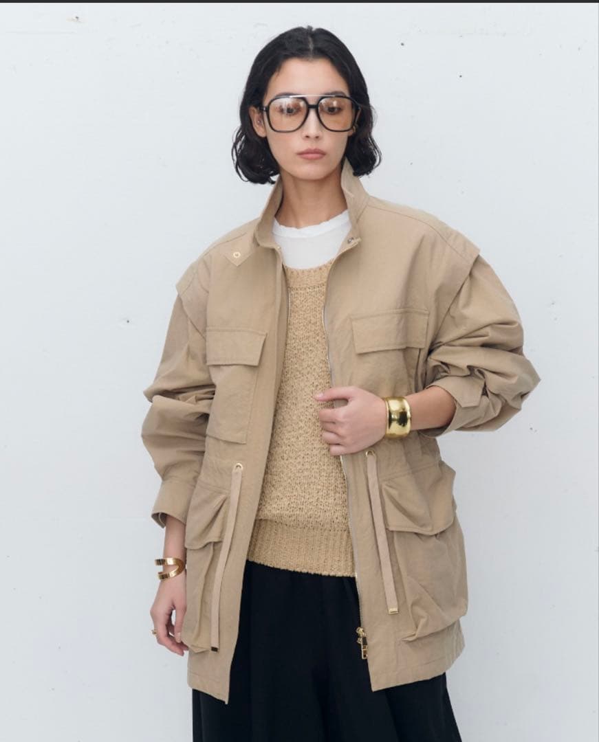 カレンソロジー　ミリタリー2wayブルゾン