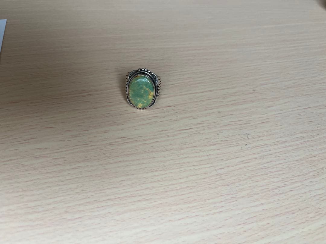 ナバホ族 Will Denetdale作 ターコイズリング ターコイズリング