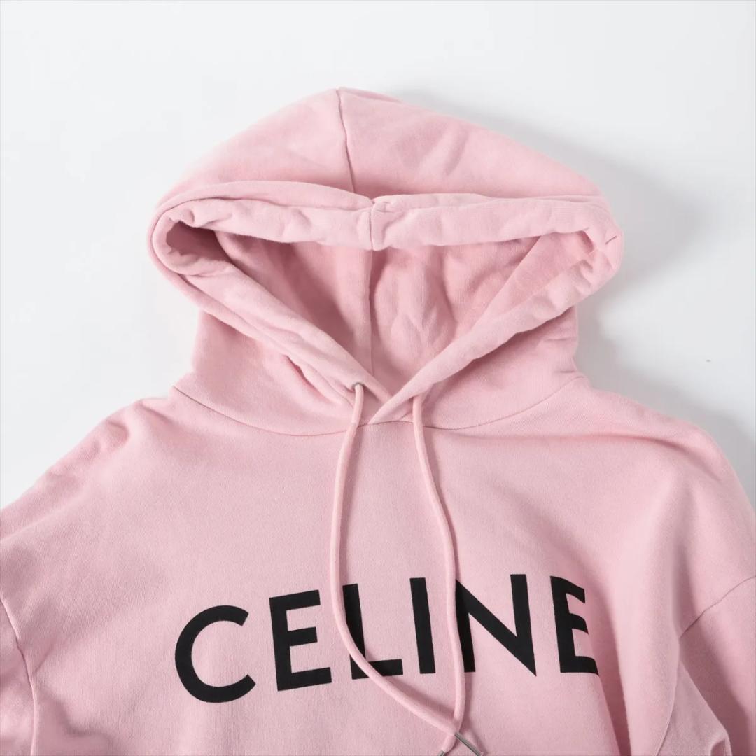 てぃら　セリーヌ パーカー XSサイズ ピンク エディ期 CELINE