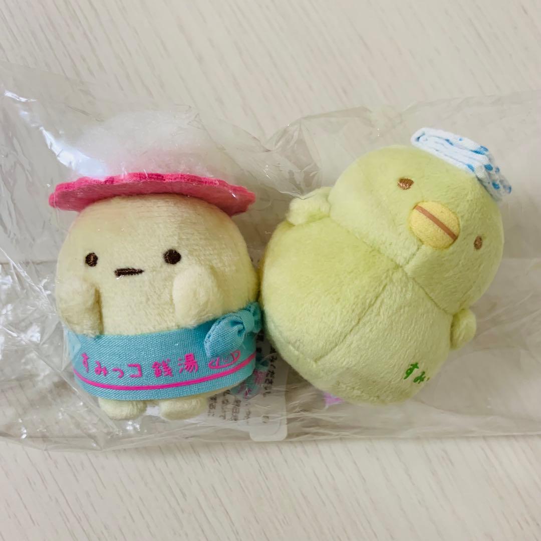 【新品】すみっコぐらし てのりぬいぐるみセット 銭湯テーマ たぴおか ぺんぎん？