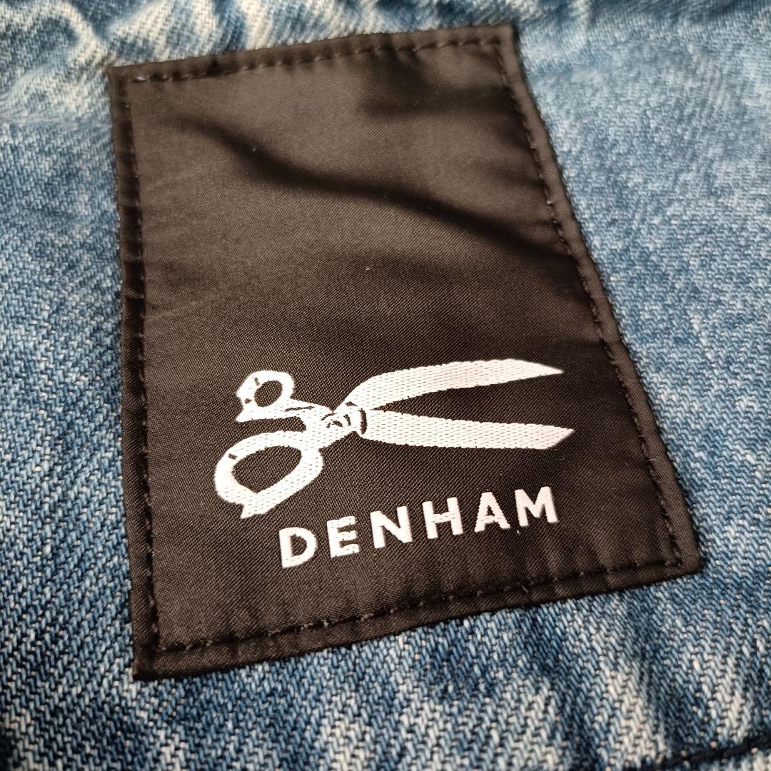 デンハム　カモフラージュ柄　デニムジャケット　Mサイズ