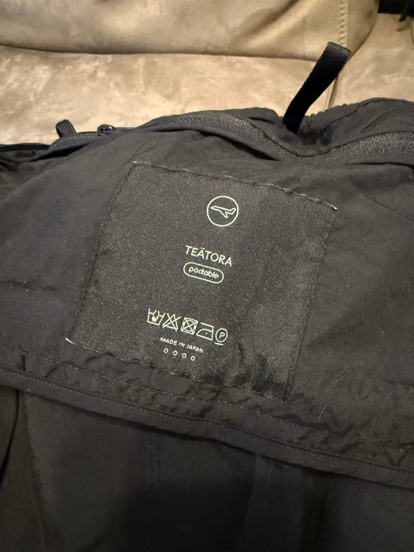 【美品】TEATORA Wallet Pants OFFICE P 4 黒