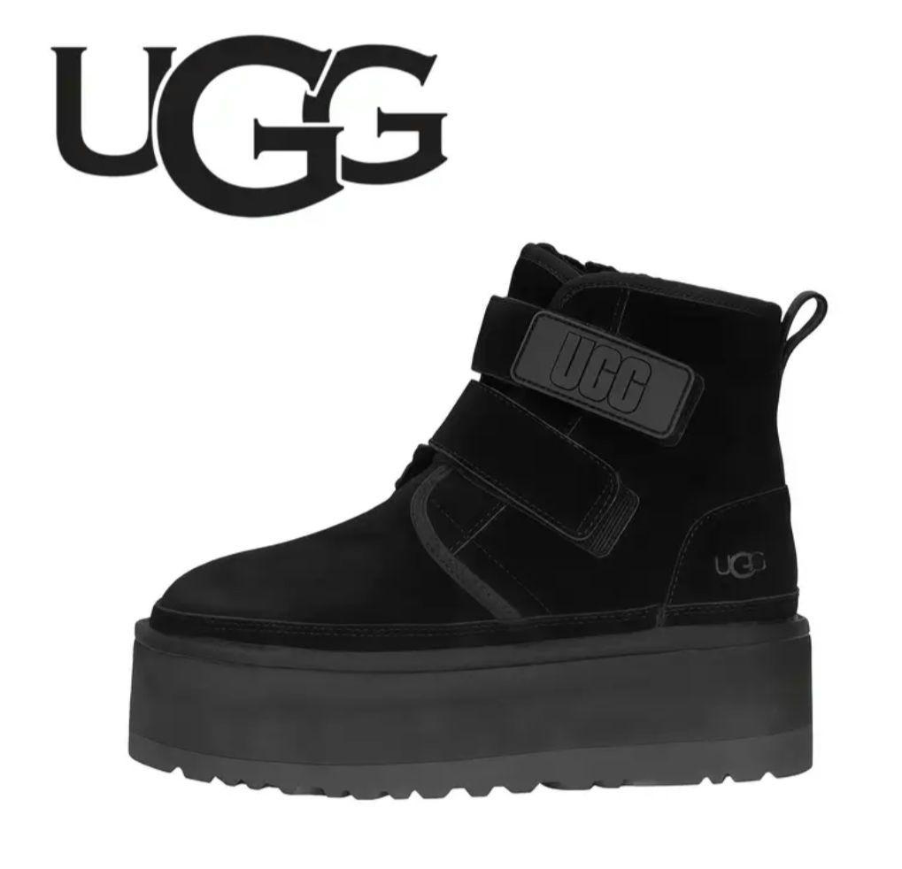 UGG ブラック ムートンブーツ 23（EU37）箱あり　美品