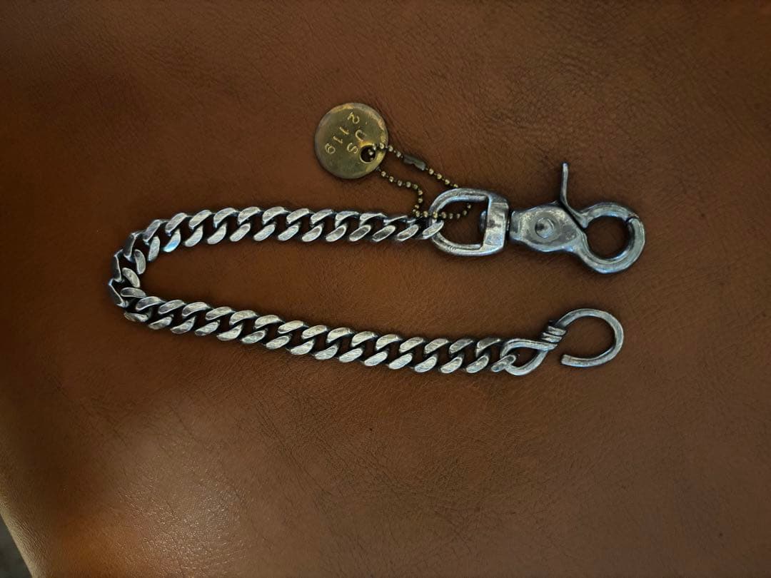 アスUSウォレットチェーン シルバーメッキ 即完売品 三軒茶屋