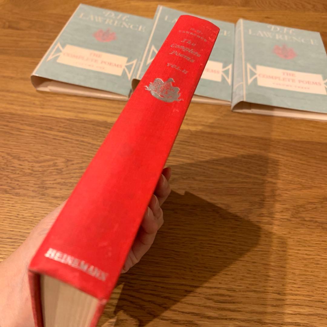確認用画像 D.H. Lawrence : Complete Poems全3巻