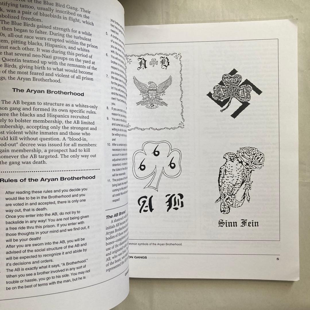 Gangs and Their Tattoos タトゥー　アメリカ刺青　匿名配送