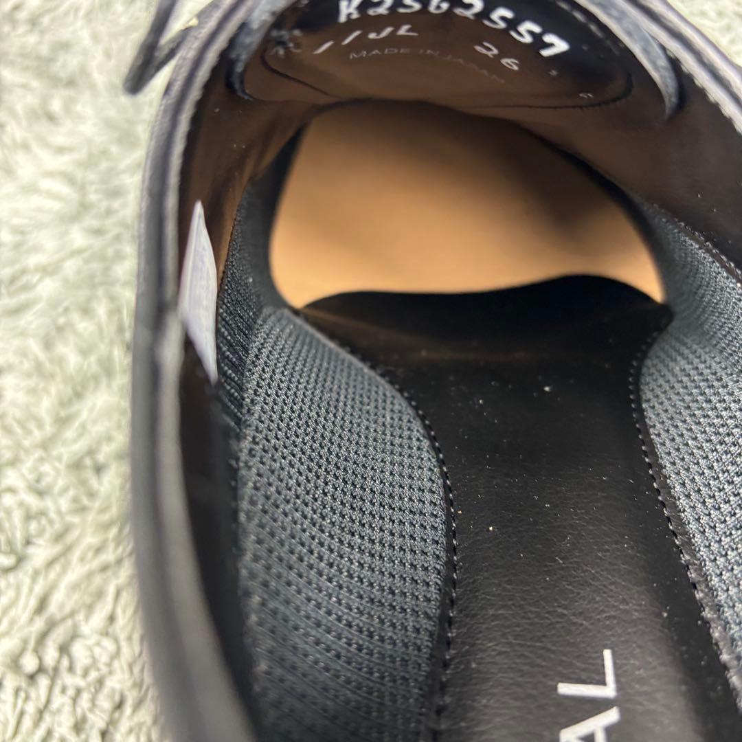 極美品✨リーガル REGAL ストレートチップ レザー ブラック 黒 軽量