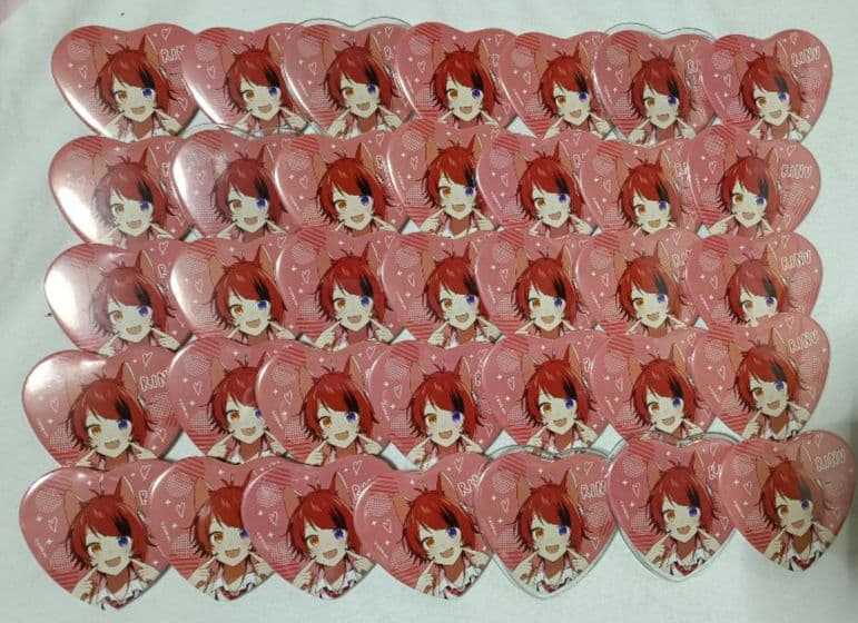 すとぷり　莉犬　缶バッチ　すとまじ　いちご文化祭　ハートの缶バッチ