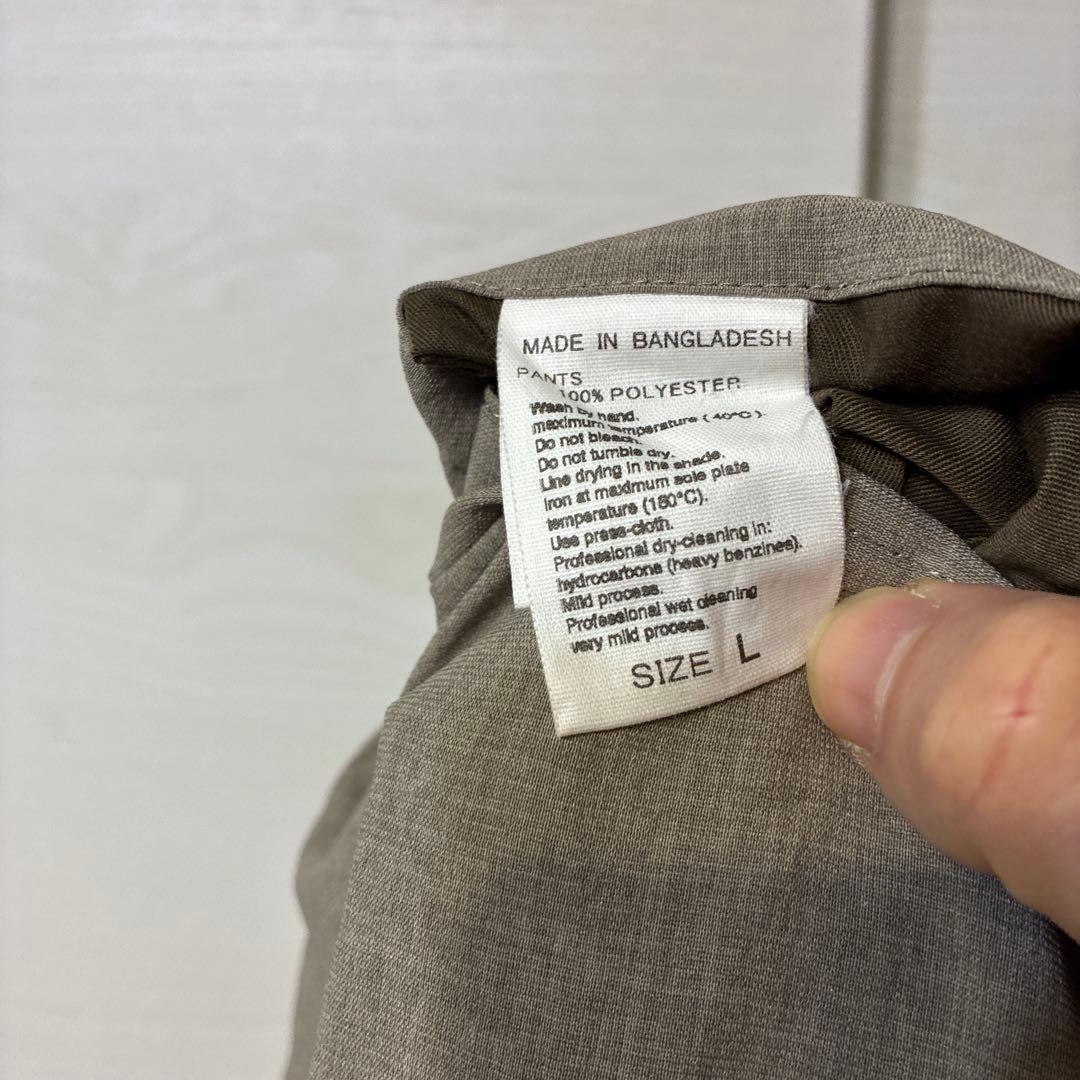 アダムエロペ ADAM ET ROPE ノーカラーセットアップ L リネン風