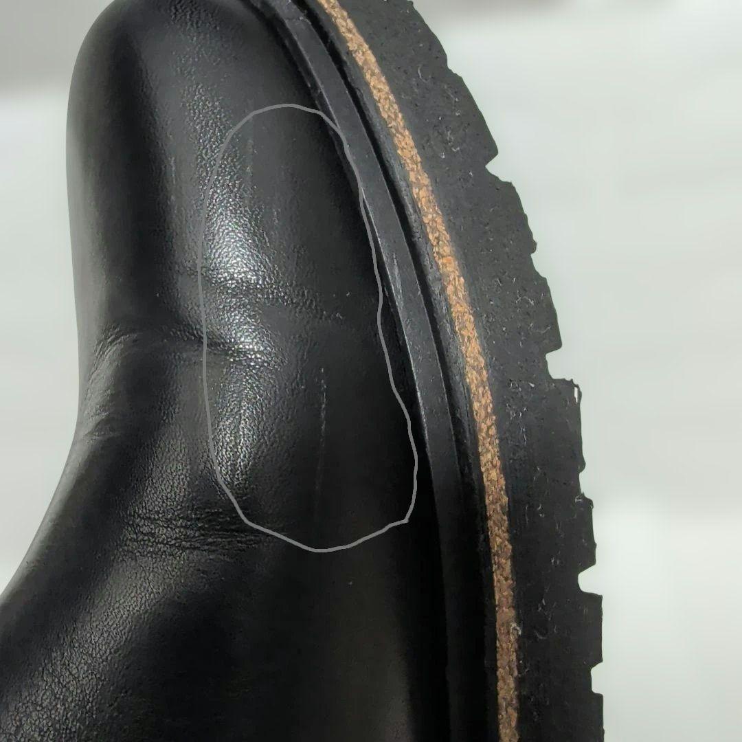 ビルケンシュトック　サイドゴアブーツ レザー ブラック　39