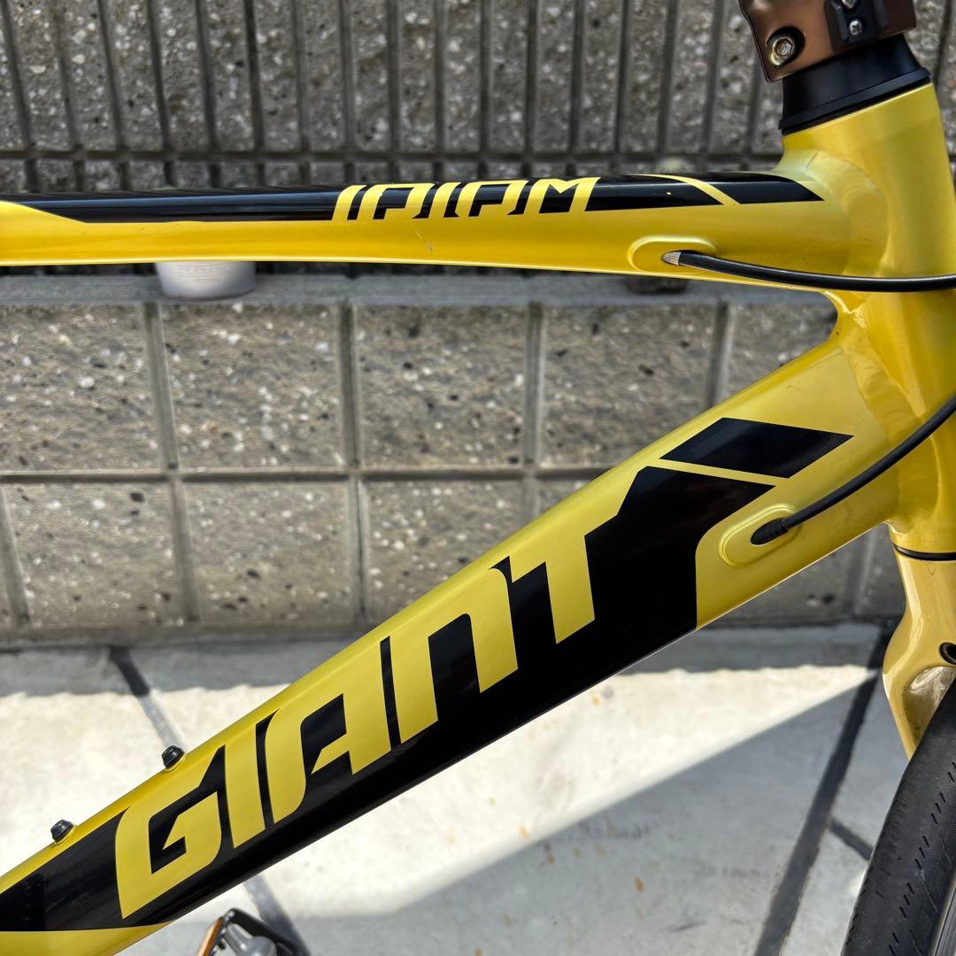 GIANT イディオム2 ミニベロ イエロー 軽量 屋根付き保管