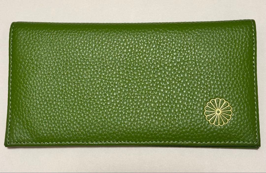 皇居財布（グリーンの長財布）