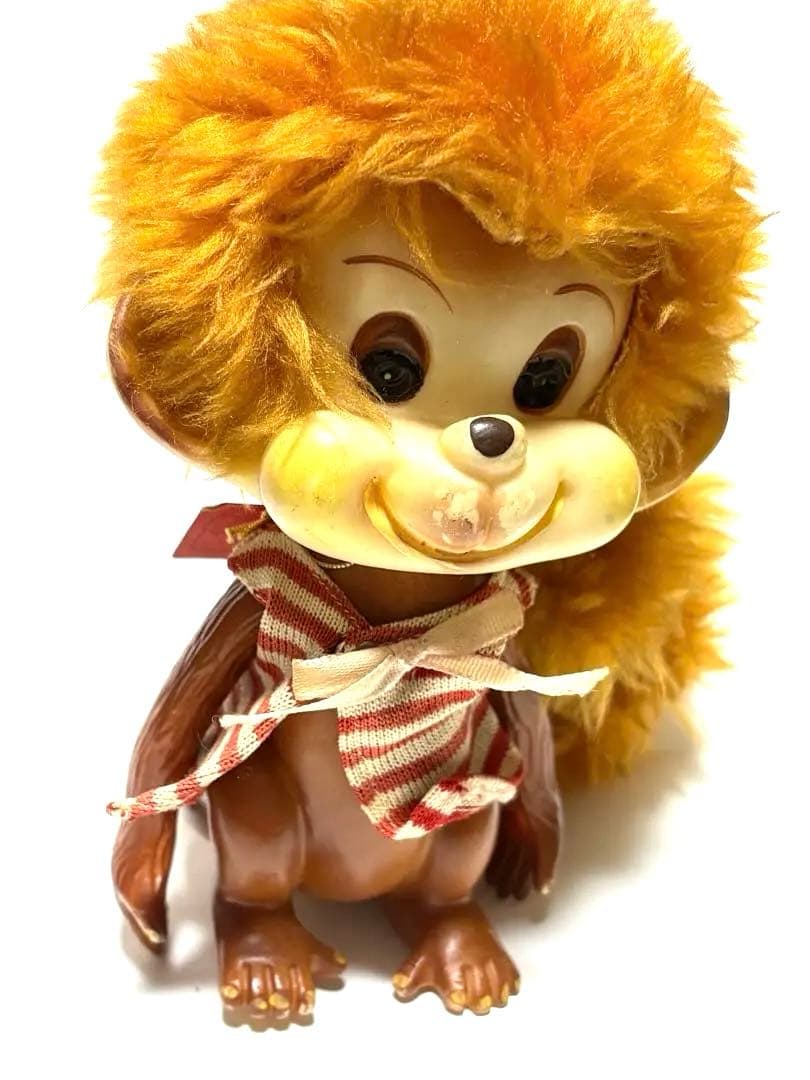 希少【セキグチ】昭和レトロ 猿 ソフビ ぬいぐるみ 当時物 ヴィンテージ