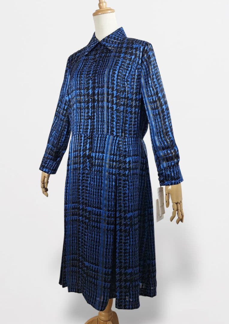 タグ付き ROCHAS premiere シルク100%ワンピース