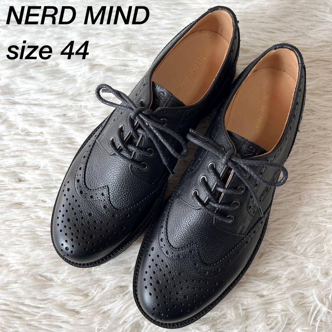 【新品未使用】ナードマインド　クアトロ　ウイングチップ　レザーシューズ　岩田剛典