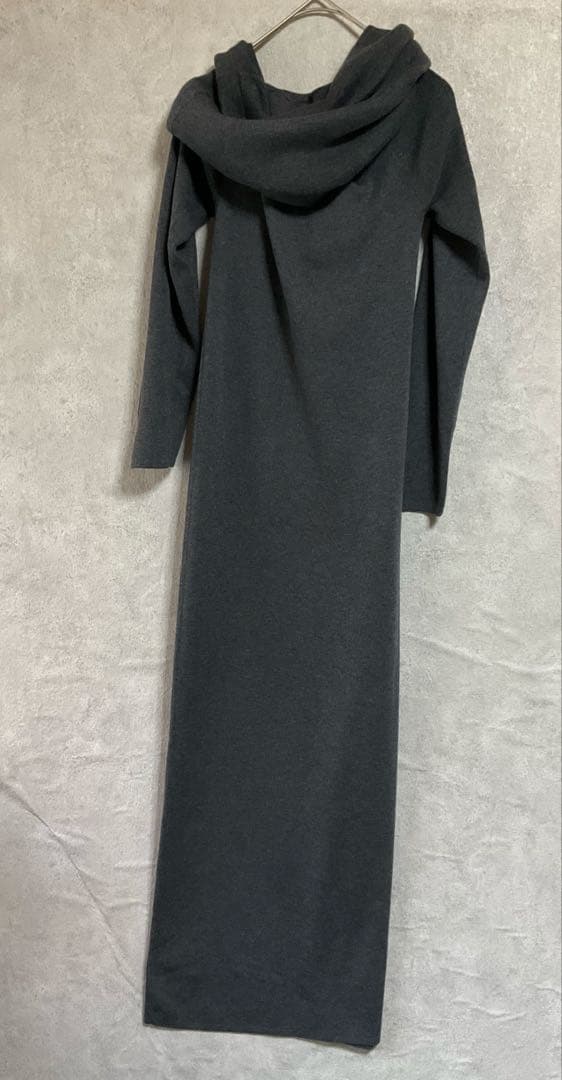 シールームリン 美品 collab Silk woolオフショルダーニットドレス