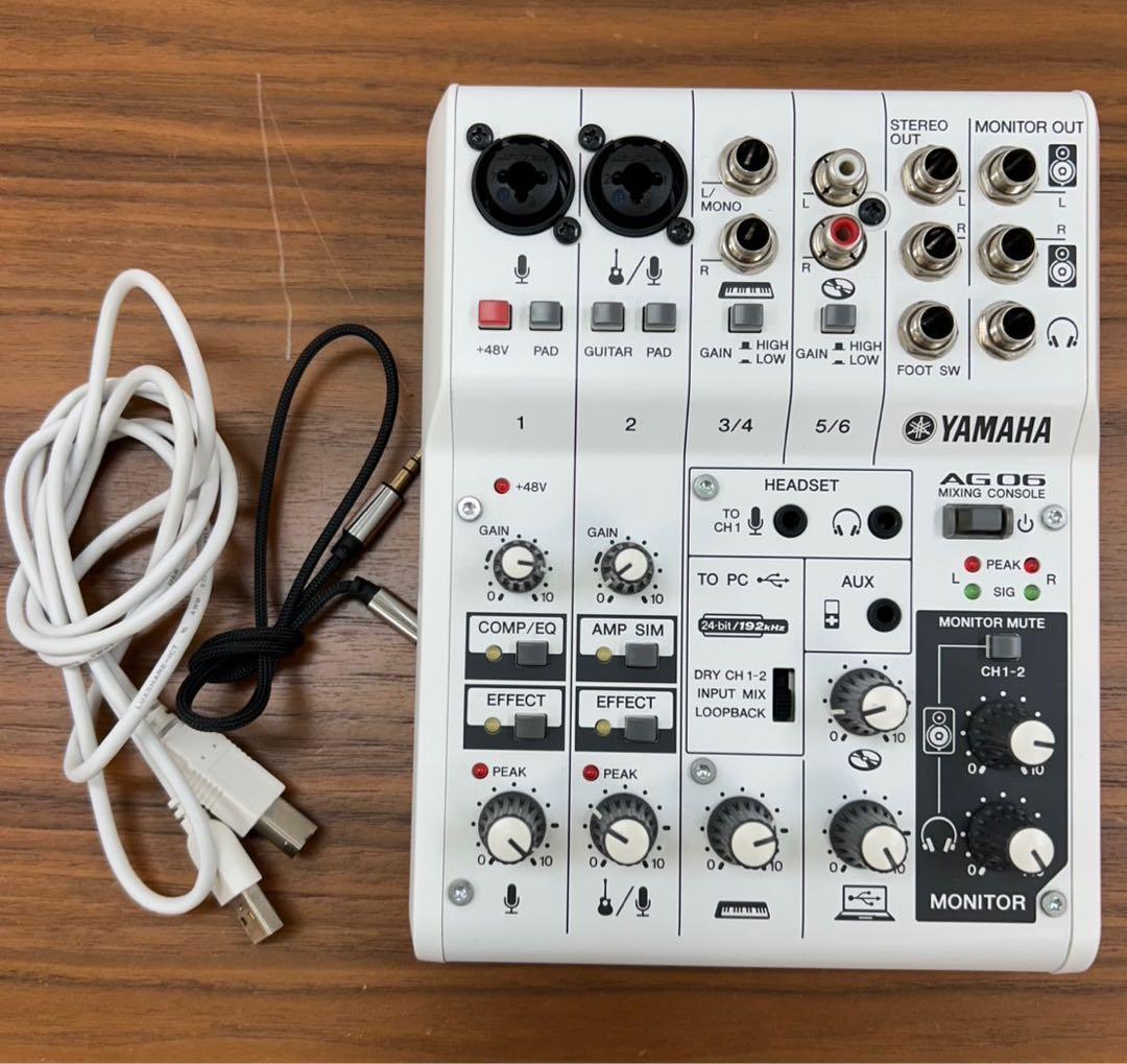 YAMAHA ミキシングコンソールAG06