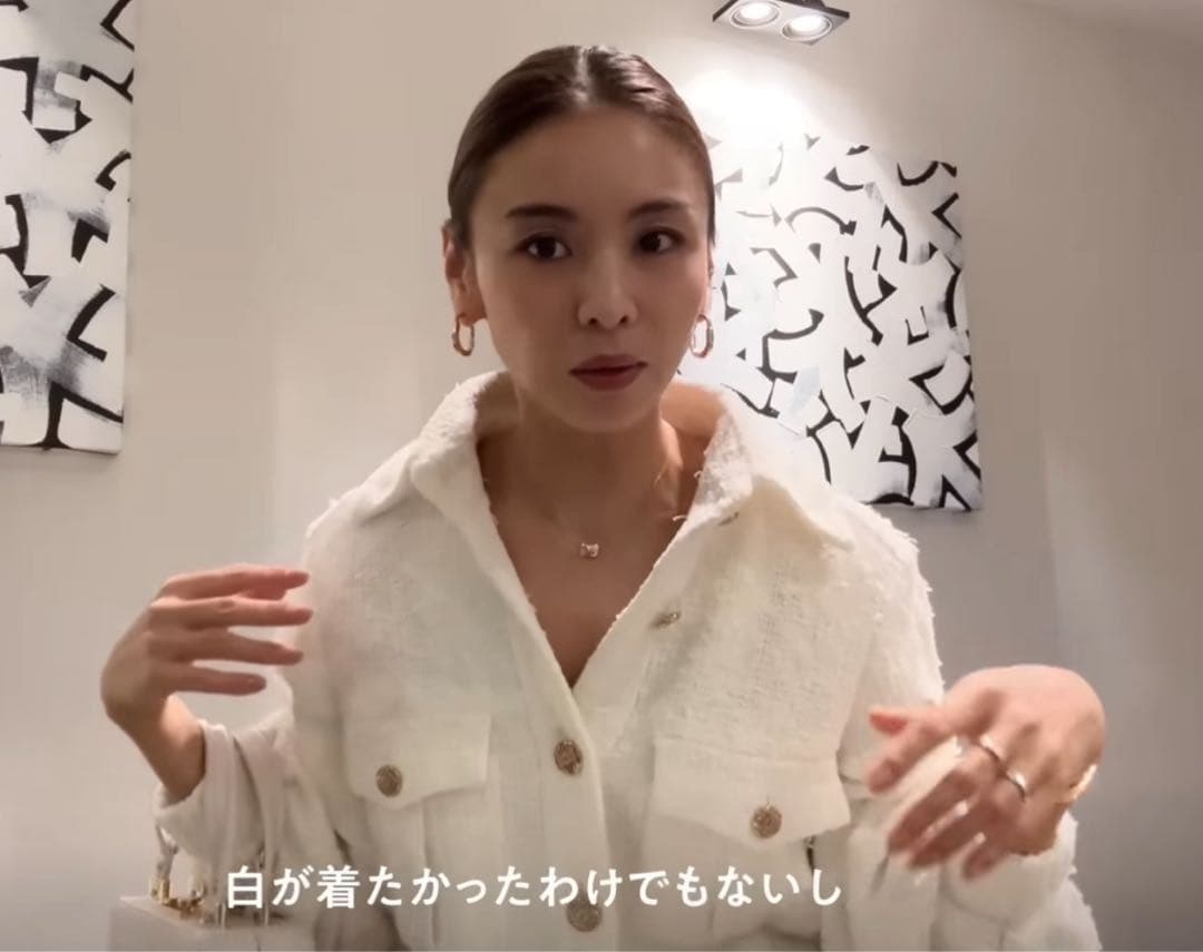 CHANEL 滝沢眞規子さん着用シャネルコットンツイードジャケット