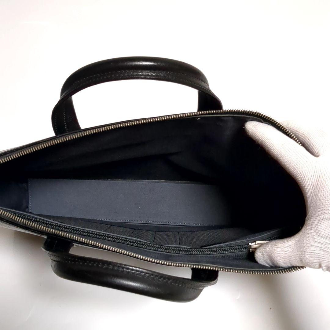 ✨PORTER✨クラーク ビジネスバッグ レザー ロゴ ブラック