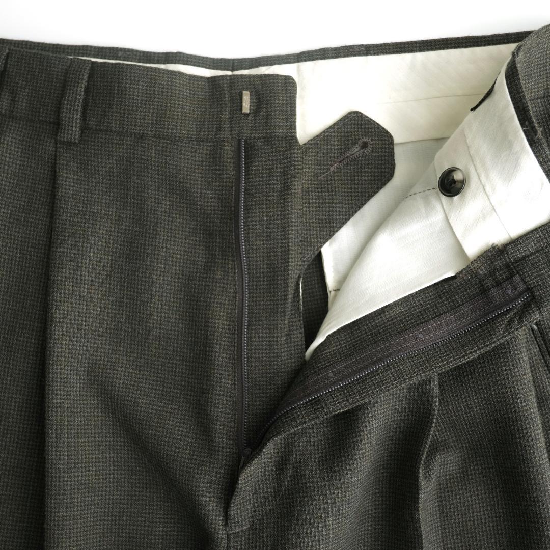 DOCKERS USA製90s ツータックチェックドレススラックス 32×32.