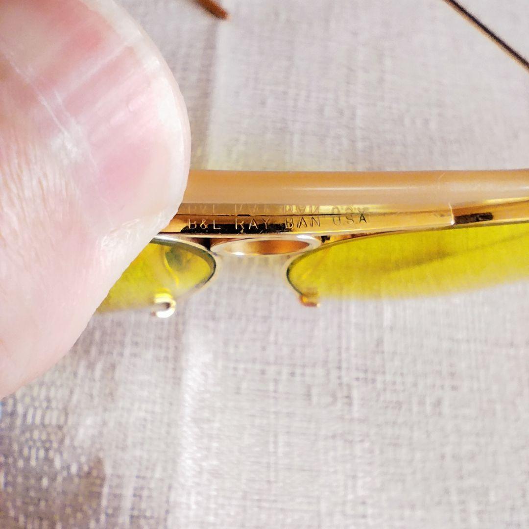 希少✨レイバン　ボシュロム　カリクローム　シューター　イエロー　ヴィンテージ