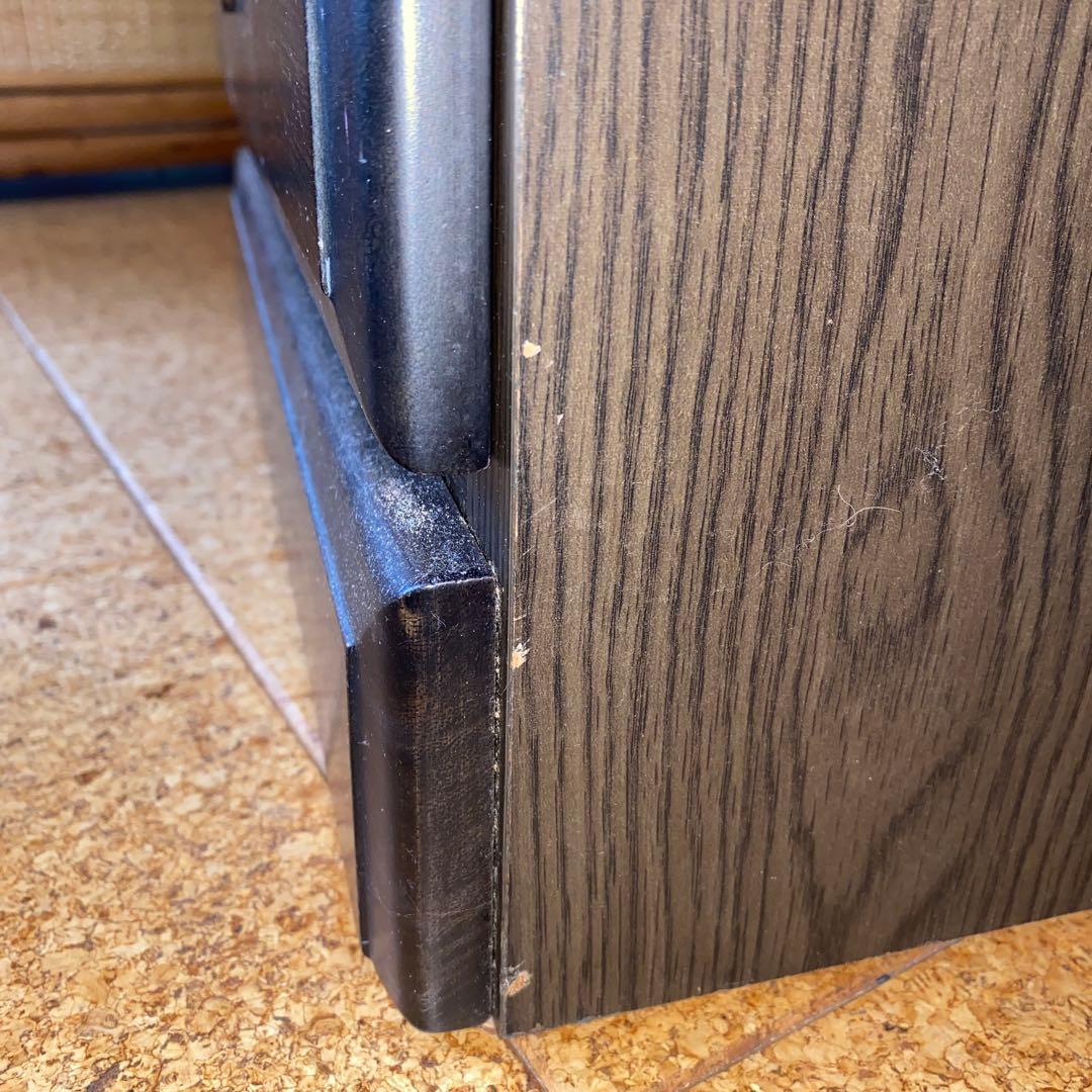 美品　アンティーク調チェスト　ダークブラウン　W44×D45×H148