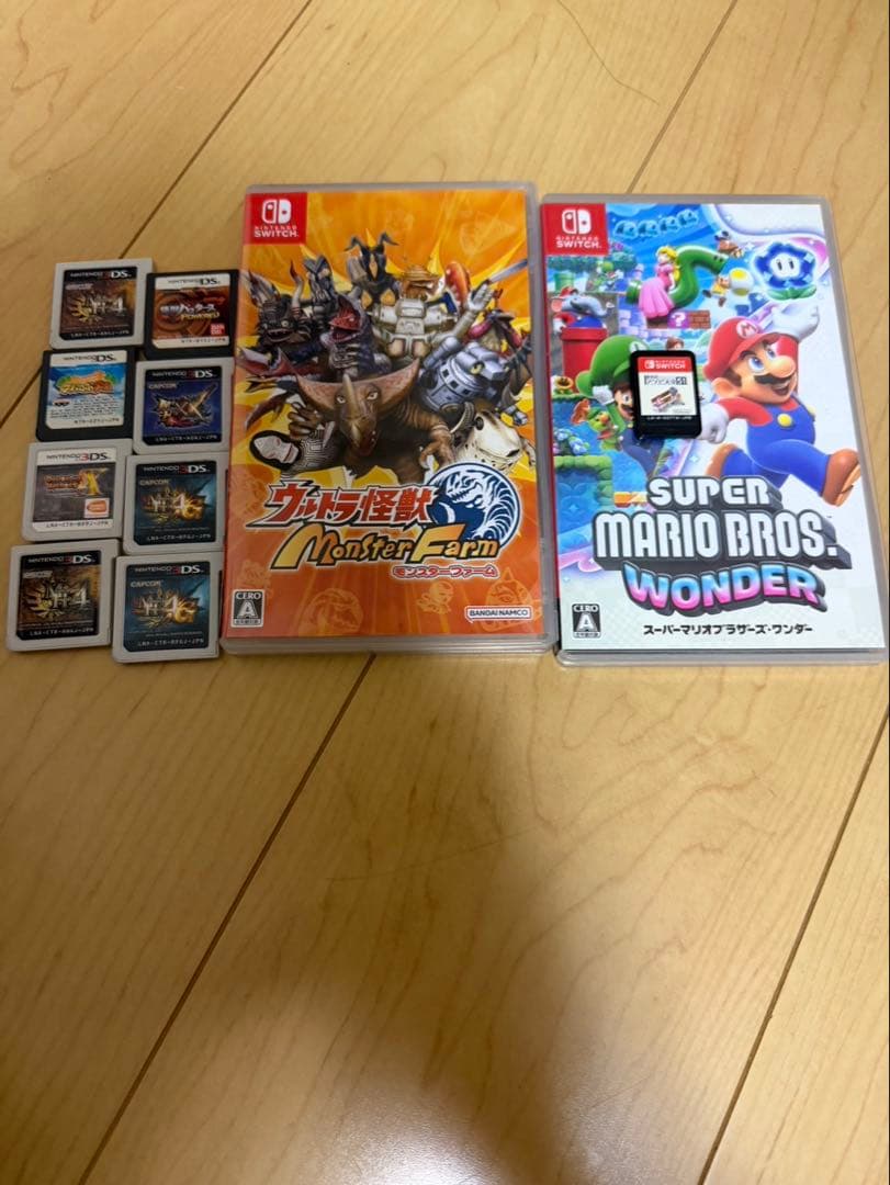 スーパーマリオブラザーズ ワンダーとモンスターハンターシリーズ