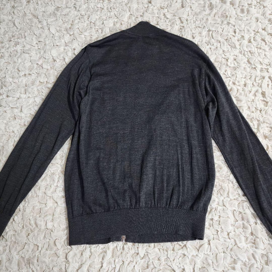 美品 ポールスミス ハイゲージ ニット ダブルジップ ドライバーズニット