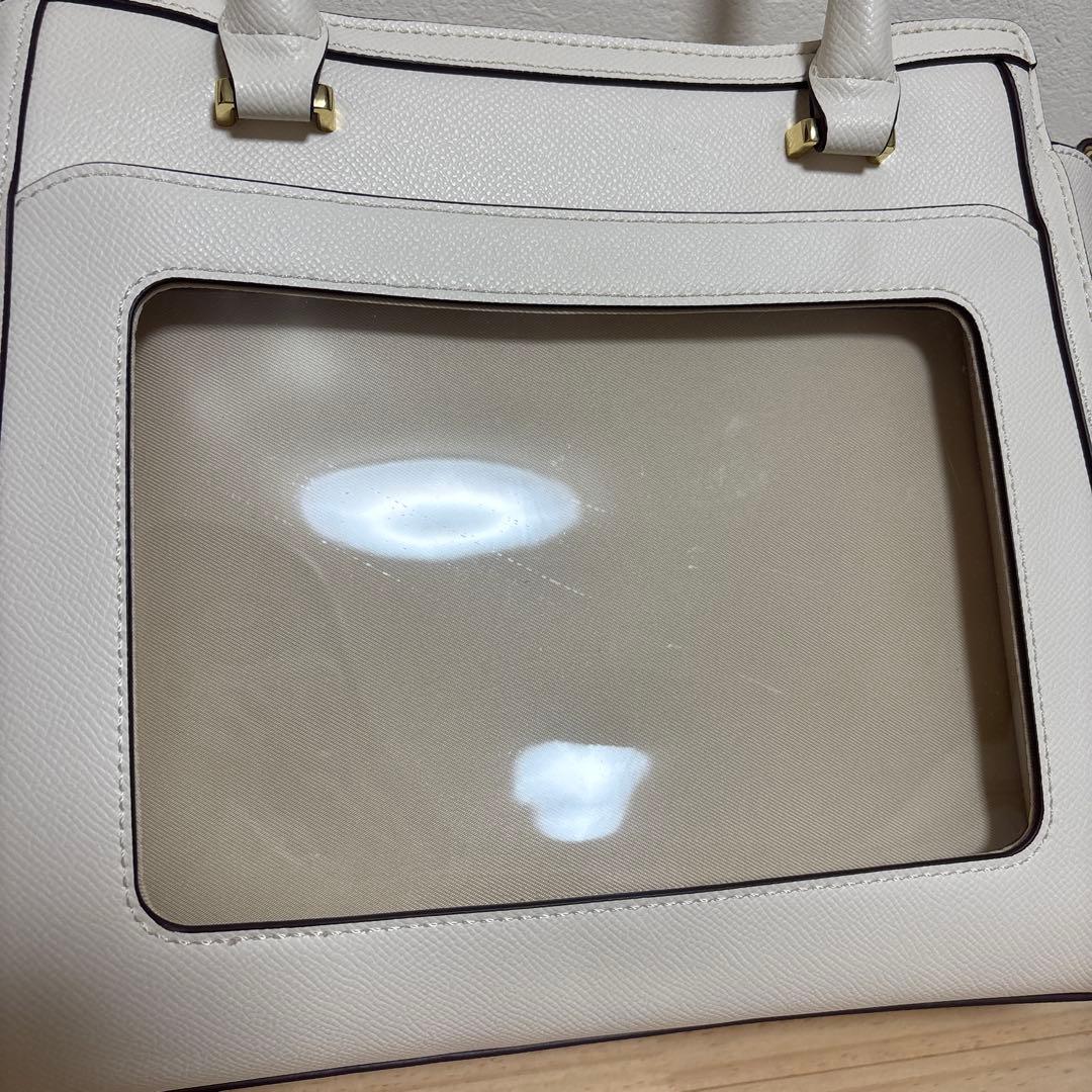 MARSLY マーズリー　フラップバッグ　痛バ　Off white ホワイト