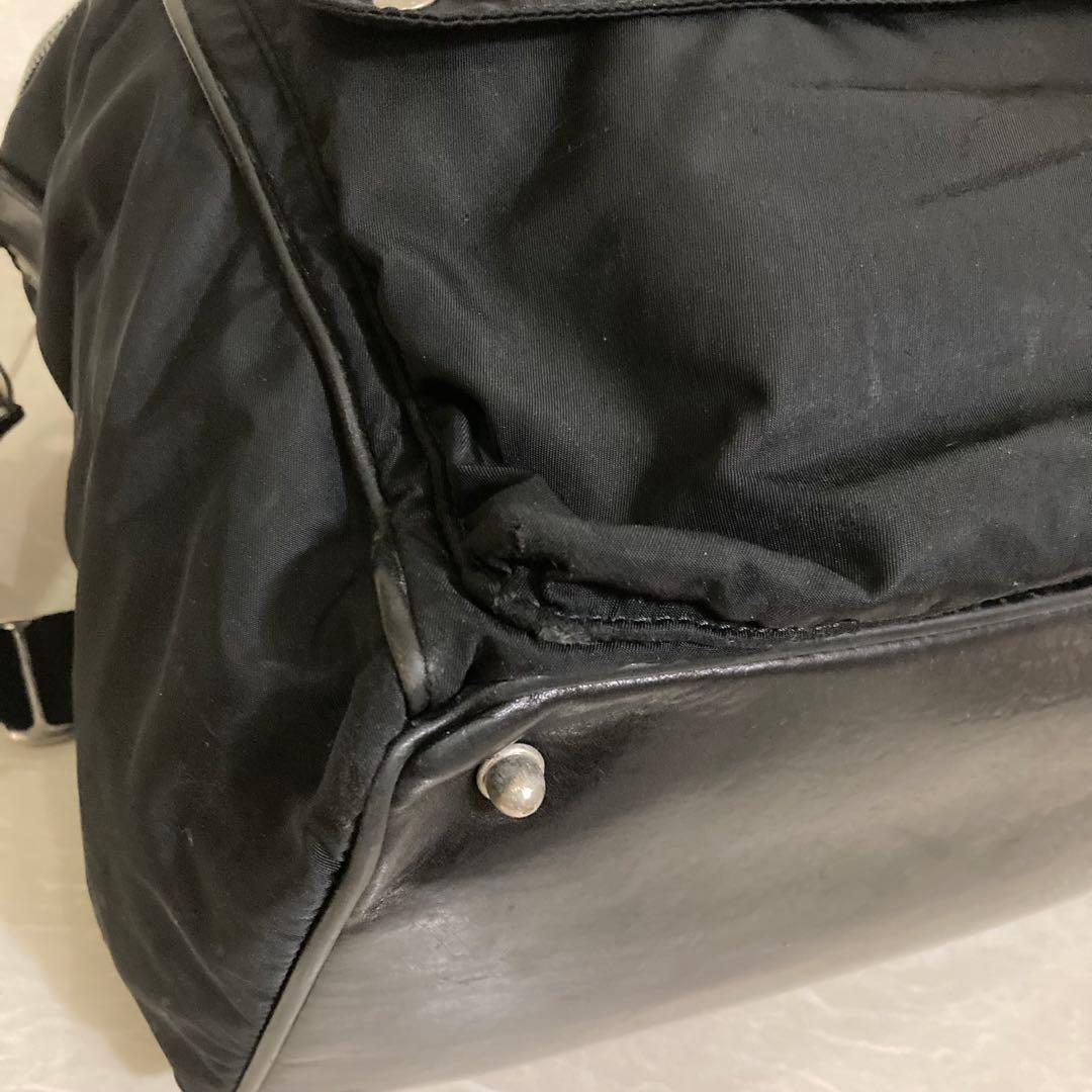 Felisi フェリージ　ボストンバッグ　2way　レザー×ナイロン　20286