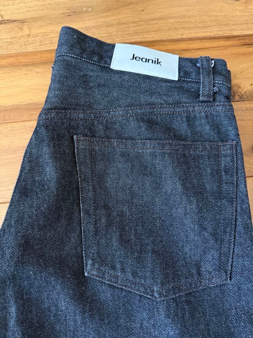 Jeanik × BEAMS F / 別注ブラックデニムジーンズ